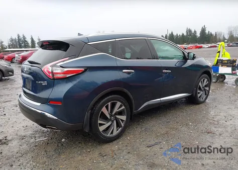 2016 Nissan Murano Platinum из США, поврежденный, VIN 5N1AZ2MH5GN140110